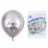 50pcs Balloons 12 Inch 2 8g Chrome Latex Balloon Happybirthday Party Decoration For Kids silver