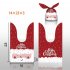 50pcs Christmas Candy Bags Cartoon Rabbit Ear Gift Bags Xmas Party Supplies Christmas plaid tree