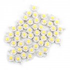 50pcs LED 1W Diode White Light 110 120 Lumens High Power Two electrode Valve Beads 50