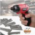 50pcs Magnetic Screwdriver Bit Set With Storage Box 75mm Ultra Long High Strength Chromium Vanadium Steel Drill Bits Set  75 x 6 35 x 6 35mm 2 95 x 0 25 x 0 25 