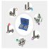 50pcs Magnetic Screwdriver Bit Set With Storage Box 75mm Ultra Long High Strength Chromium Vanadium Steel Drill Bits Set  75 x 6 35 x 6 35mm 2 95 x 0 25 x 0 25 