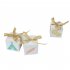 50pcs White Kraft Paper Candy Box Square Container for Wedding Party 5 5 5 5cm Gold wind chimes