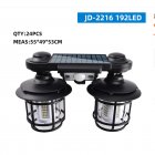 50w 3 6v Outdoor Led Solar Light Wall Lamp with Remote Control JD 2216