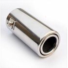 51mm Inlet Diameter Stainless Steel Car Exhaust Muffler Pipe Modified Tail Throat A1