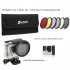 52mm 58mm CPL ND UV Filter Set for GoPro Hero 7 6 5 Black 4 3  Silver Action Camera Waterproof Case  52mm