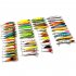 53pcs Set Fishing Lures with 3D Eyes Mixed Minnow for Pikes Bass Trout  Walleye Redfish