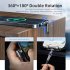540 Rotate Magnetic Cable USB C Charging Cable Magnetic Charger Micro USB Type C Mobile Phone Cable Compatible For IPhone Red three in one