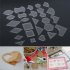 54Pcs Set DIY Patchwork Template  Hand Craft Sewing Patchwork Tool As shown