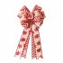 54cm Double Layers Christmas Bows Christmas Tree Decoration Ornaments maple leaf pattern
