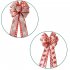 54cm Double Layers Christmas Bows Christmas Tree Decoration Ornaments maple leaf pattern