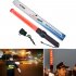 54cm LED Charging Traffic Baton Safety Signal Warning Flashing Red Light 100 240V China flat plug