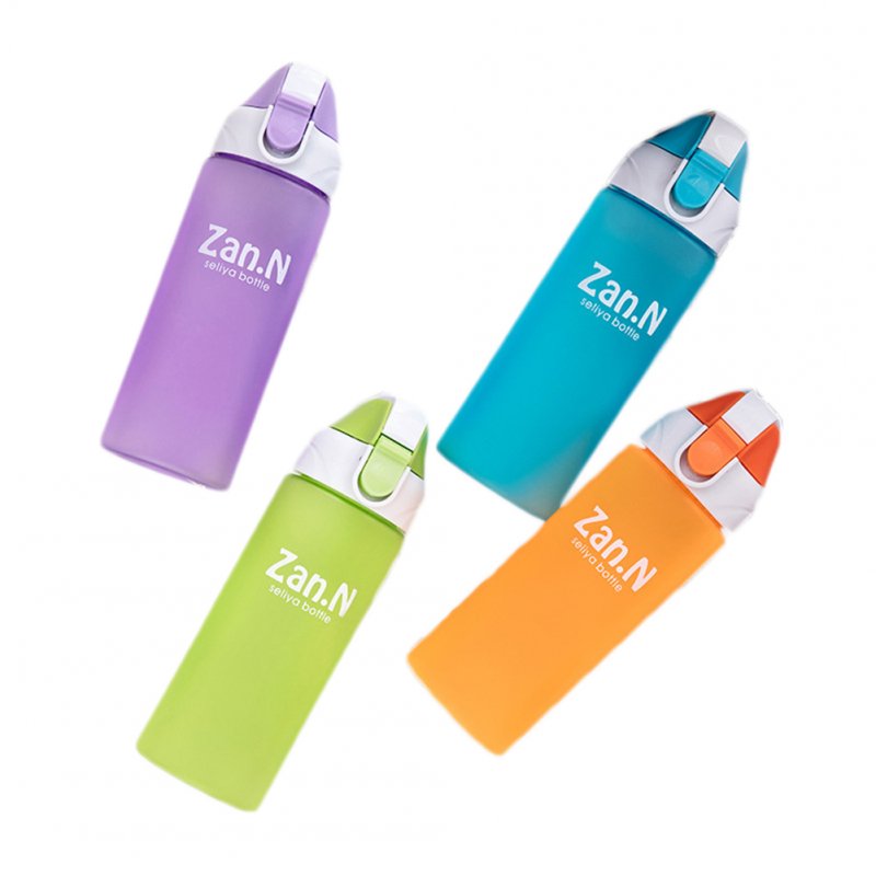 550/650ML Outdoor Sports Water Bottle Leak Proof Eco-friendly Plastic Drink Bottle for Yoga Bicycle Camping Travel & Jogging