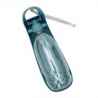 550ml Portable Pet Water  Dispenser Leak-proof Dog Water Bottle Folding Transparent Pet Care Cup Accompanying Supplies For Travel blue