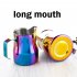 550ml Stainless Steel Frothing Pitcher Pull Flower Cup Coffee Milk Froth Gold