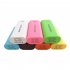 5600mAh Power Bank Rechargeable 2x 18650 Battery Charger Case Removable Back Cover Charging Box Compatible for Cellphone Orange