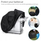 58 Inch Grill Cover Waterproof Windproof Barbecue Gas Grill Cover Portable Folding Anti-UV Fade Resistant BBQ Grill Cover 145 x 61 x 117cm