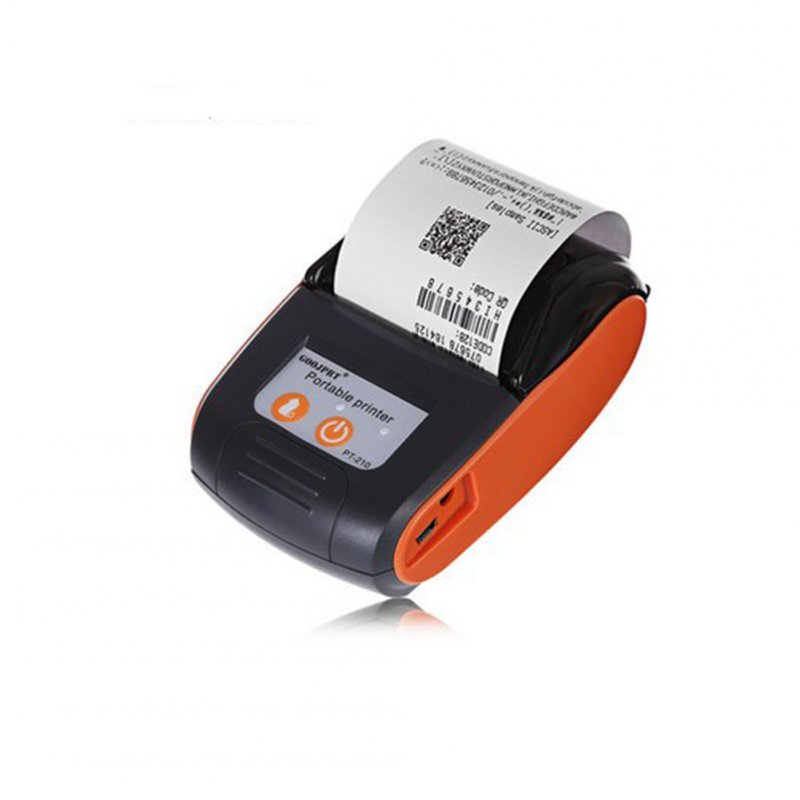 58MM Portable Wireless Bluetooth Thermal Printer Receipt Machine Support ESC / POS for Windows Android iOS