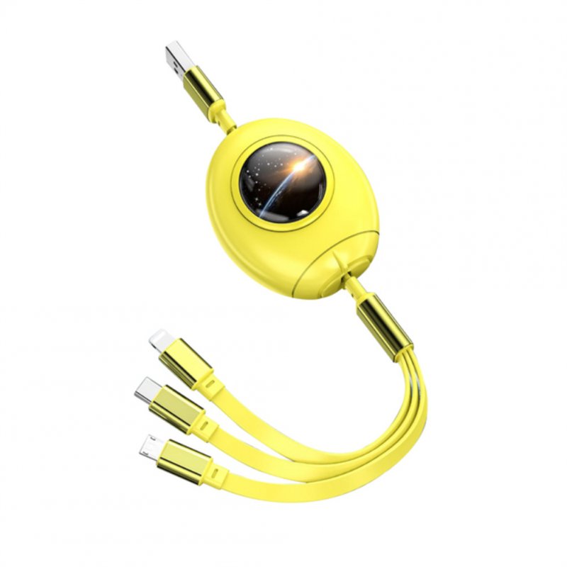 5A 3-in-1 Usb C Charging Cable Usb a to 8-pin Micro Type C Cable