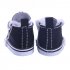 5CM Fashion Denim Canvas Mini Toy Shoes 1 6 Shoes for 18 Inch Doll Accessories N1045