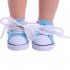 5CM Fashion Denim Canvas Mini Toy Shoes 1 6 Shoes for 18 Inch Doll Accessories N1048