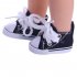 5CM Fashion Denim Canvas Mini Toy Shoes 1 6 Shoes for 18 Inch Doll Accessories N1049