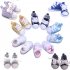 5CM Fashion Denim Canvas Mini Toy Shoes 1 6 Shoes for 18 Inch Doll Accessories N1407