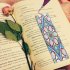 5D DIY Diamond Painting Leather Bookmark with Tassel Special Shaped Diamond Embroidery DIY Craft M055 Bookmark Tower