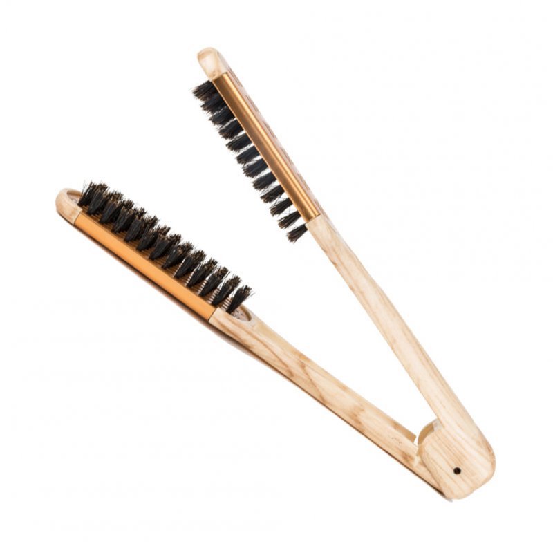 Straight Hair Clip Hair Straightener V-shaped Bristle Comb Styling Tools Suitable For Home Use Hair Stylists Salons 