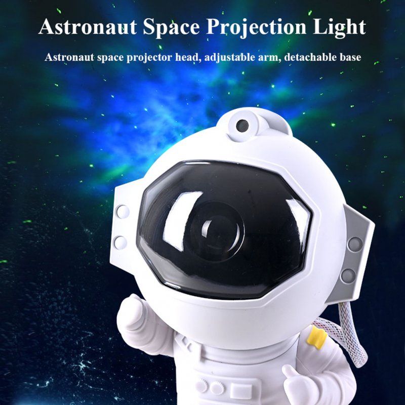 5w LED Starry Sky Projector Lights 360 Degree Rotating Cute Astronaut Shape Night Lights 
