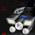 5LED Multifunctional Outdoor LED Camping Light 9 Modes High Power Strong Light USB Rechargeable Headlamp Head Front Light without battery