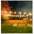 5M 10LEDs Solar String Light for Home Christmas Garden Party Wedding Outdoor Fairy Light Bulb solar A19 led