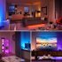 5M 150LEDs Night Light Bedroom Decorative Waterproof Tape Flexible Strip Lamp 12V2A RGB U S  plug