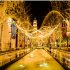5M 216LEDs LED Curtain Icicle String Lights eith 8 Modes for Party Garden Stage Decor with Plug warm light European regulations