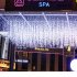 5M 216LEDs LED Curtain Icicle String Lights eith 8 Modes for Party Garden Stage Decor with Plug warm light European regulations