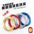 5M Car Styling Interior Decoration Strips Moulding Trim Dashboard Door Edge Universal for Cars Auto Accessories Electroplated red 5 m
