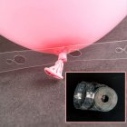 5M Transparent DIY Ballon Decorating Strip Connect Chain for Celebration Birthday Party Wedding Supplies Double hole