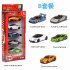5PCS 1 64 Simulated Children Toy Multi Style Taxiing Alloy Mini Car Model  C