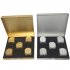 5PCS Aluminum Alloy Dice Portable Indoor Entertainment Games Dice Set Packing  rectangular silver