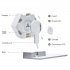 5PCS DIY Assembly Smart APP Control Night Light Home Decorative Wall Lamp USB interface