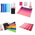 5PCS Resistance Bands Latex Workout Fitness Elastic Yoga Band Pilates Expander Sport Pull Rope Gym Exercise Equipment C red color