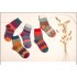 5PCS Woman Thickened Warm Ethnic Style Socks for Autumn Winter Gift Mixed colors free size