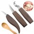 5PCs Wood Carving Tools Woodworking Cutter Hand Tool Set Perfect Wood Carving Kit For Beginners Woodworking 5 pack of carving knives   bag