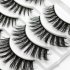 5Pairs 6D Mink Hair False Eyelashes Wispy Makeup Beauty Extension Tools 001
