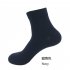 5Pairs Men Soft Mid calf Length Socks Casual Business Cotton Socks Color mixing One size