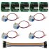 5Pcs 5V Stepper Motor with ULN2003 Speed Driver Controller Board Cable Kit 5 piece set