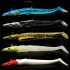 5Pcs Lead Head Fishing Lures Set 22g 11cm Artificial Soft Bait with Fishhook for Saltwater and Freshwater Fishing