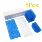 5Pcs Set Vacuum Cleaner Filters Sponge Suit for Thomas 787203 Vacuum Cleaner Parts Accessories blue