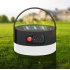 5V 0 3W 300lm LED Waterproof 4 Modes Dimming Rechargeable Solar Camping Lamp black