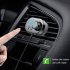 5V 2 4A USB Charging Solid Aromatherapy Core MP3 Car Bluetooth Player with Holder black
