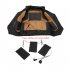 5V Electric Vest Heated Cloth Jacket USB Thermal Warm Heated Pad Winter Body Warmer black